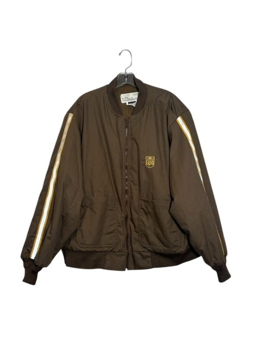 UPS Vintage 2XL Employee Jacket Coat Thinsulate Driver Uniform Retro Logo Brown
